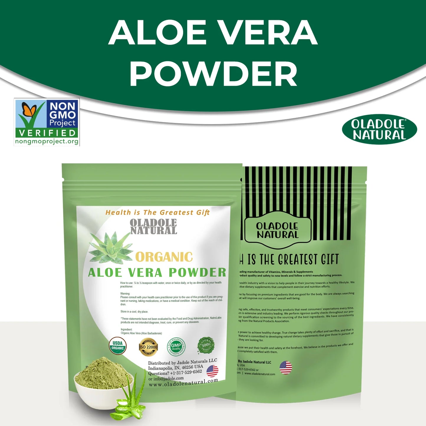 Oladole Natural Natural Aloe Vera Leaf Powder