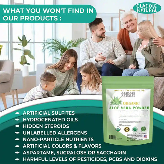Oladole Natural Natural Aloe Vera Leaf Powder