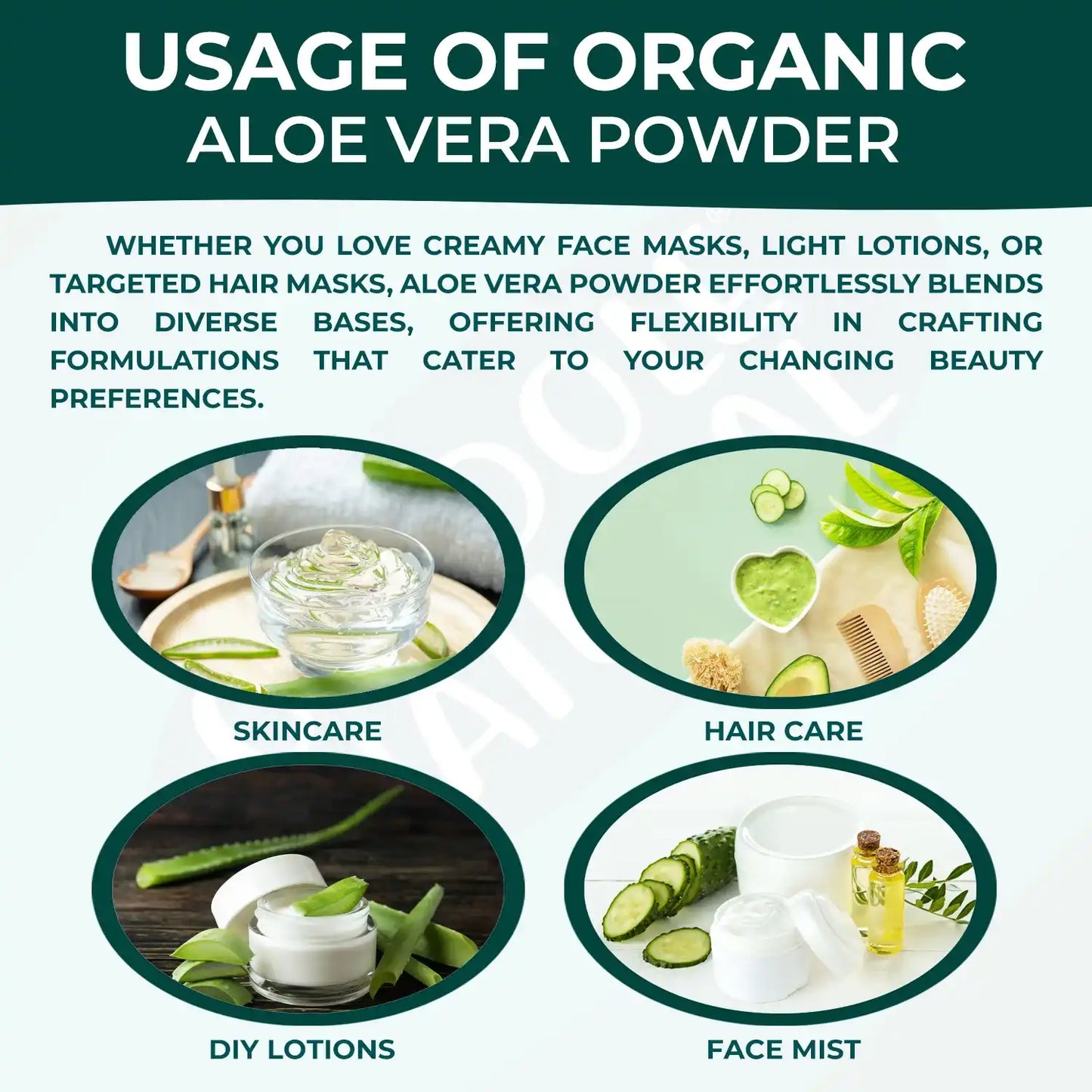 Oladole Natural Natural Aloe Vera Leaf Powder