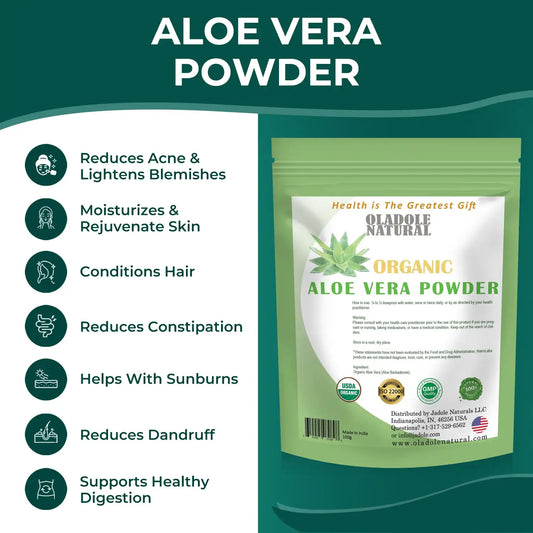 Oladole Natural Natural Aloe Vera Leaf Powder