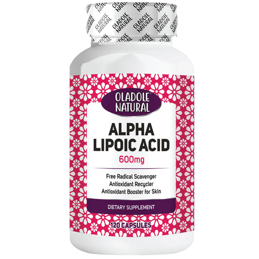 Oladole Natural Alpha Lipoic acid 600mg 120 capsules