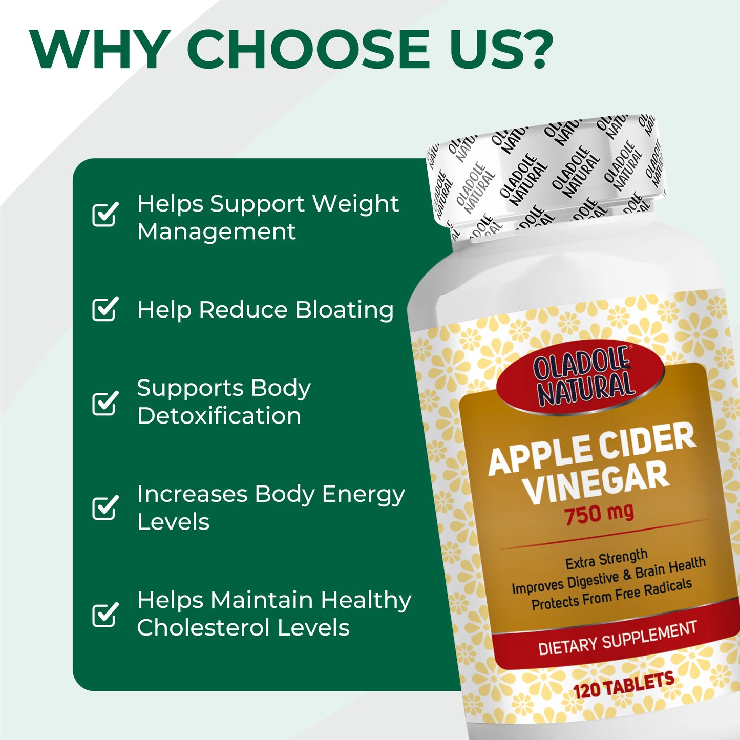 Oladole Natural Apple Cider Vinegar Why Choose Us 