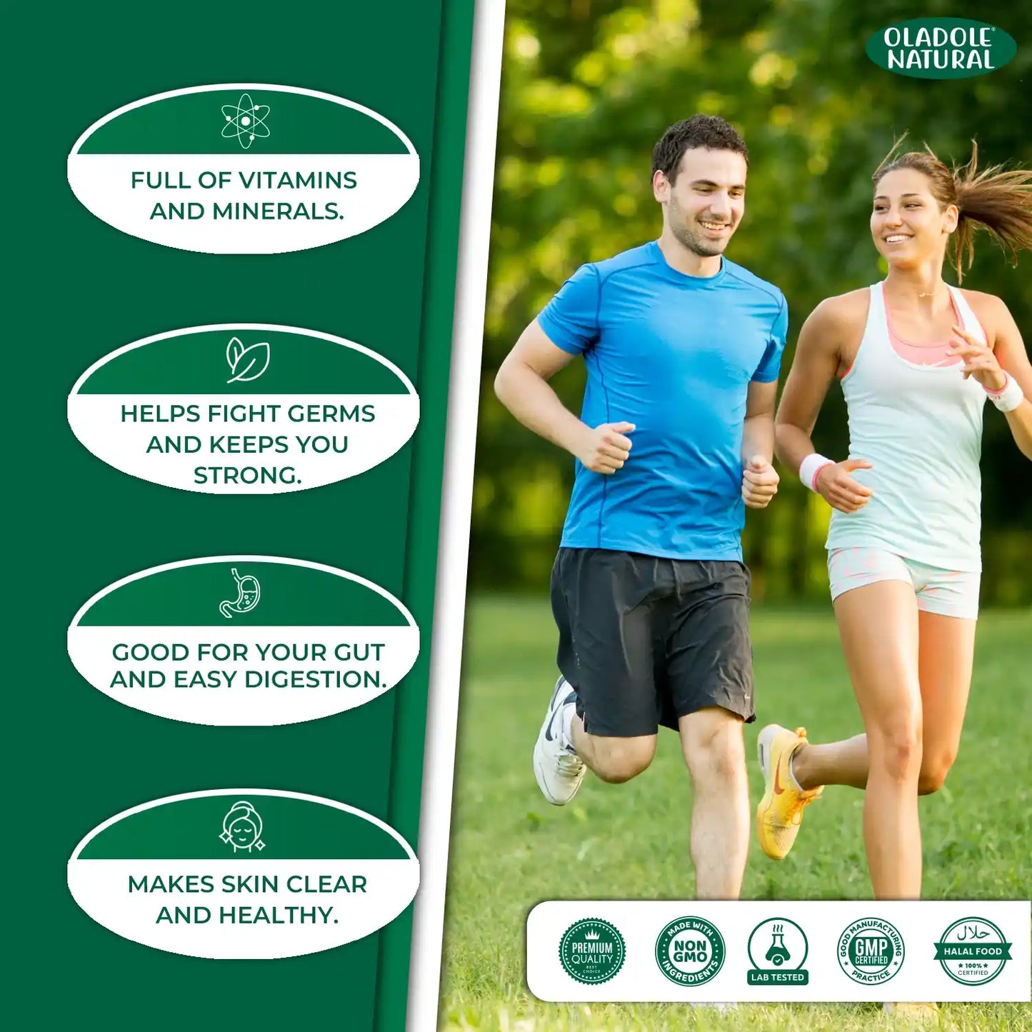 Oladole Natural Organic Barley Grass Powder 100g