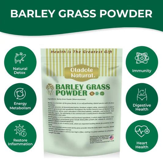 Oladole Natural Organic Barley Grass Powder 100g