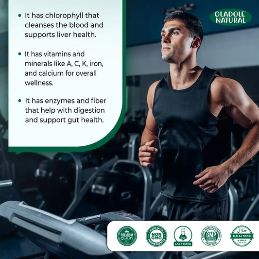 Oladole Natural Organic Barley Grass Powder 100g