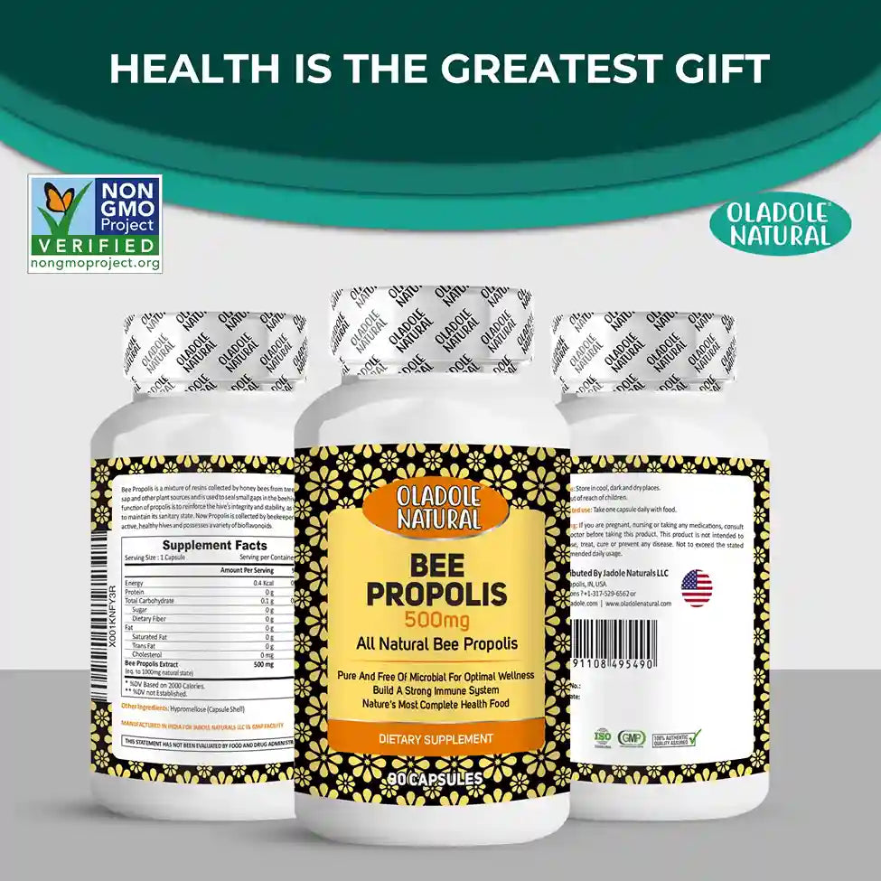 Oladole Natural Bee Propolis  500mg 90 Capsule
