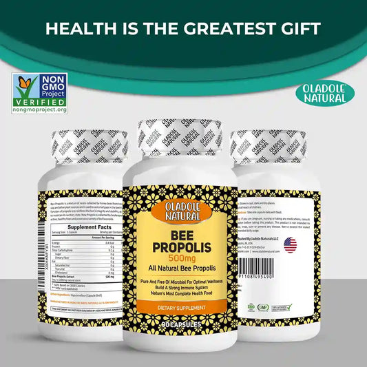 Oladole Natural Bee Propolis  500mg 90 Capsule