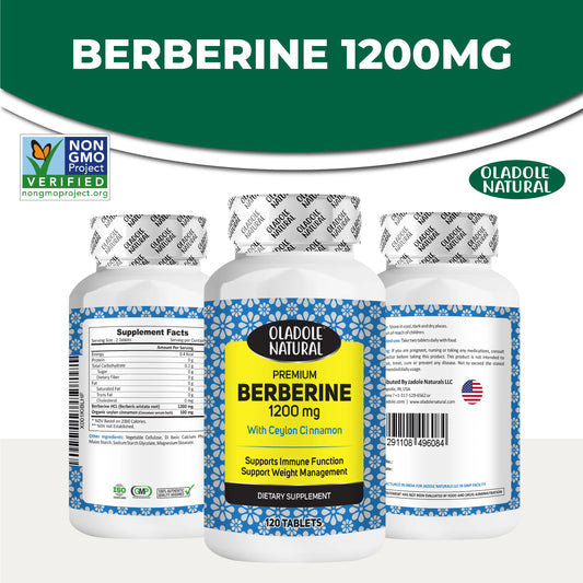 أولادول بربارين طبيعي مع قرفة سيلان ١٢٠٠ ملغ - ١٢٠ قرصًا