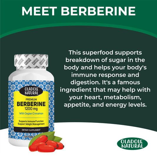 أولادول بربارين طبيعي مع قرفة سيلان ١٢٠٠ ملغ - ١٢٠ قرصًا