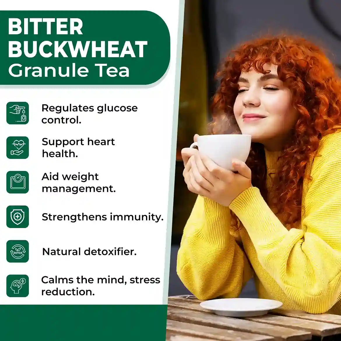 Oladole Natural Black Tartary Buckwheat Granule Tea200g