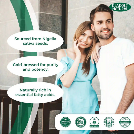 Oladole Natural Black Seed Oil 1000mg 120 Softgel