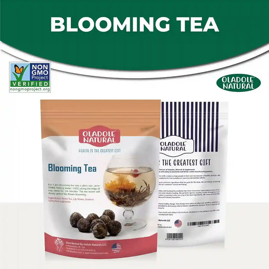 Oladole Natural Blooming Tea Flowers 8 Pieces