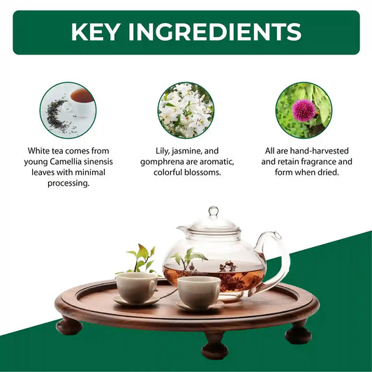 Oladole Natural Blooming Tea Flowers 8 Pieces