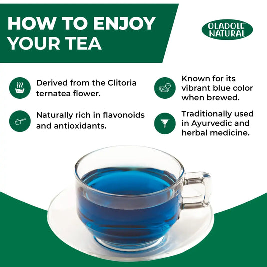 Oladole Natural Blue Butterfly Pea Tea 100g