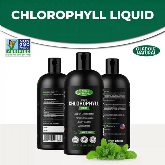 Oladole Natural Liquid Chlorophyll Mint Flavor 300ml