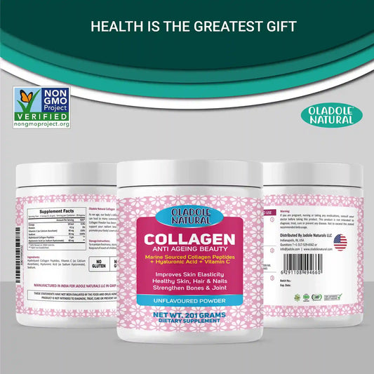 Oladole Natural Collagen Peptides Powder 201g