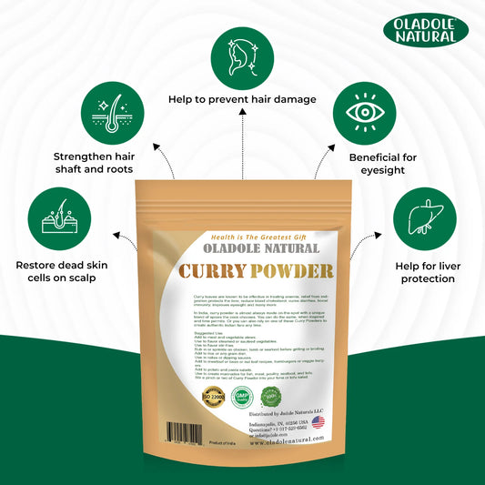 Oladole Natural Natural Curry Leaves Powder 100g