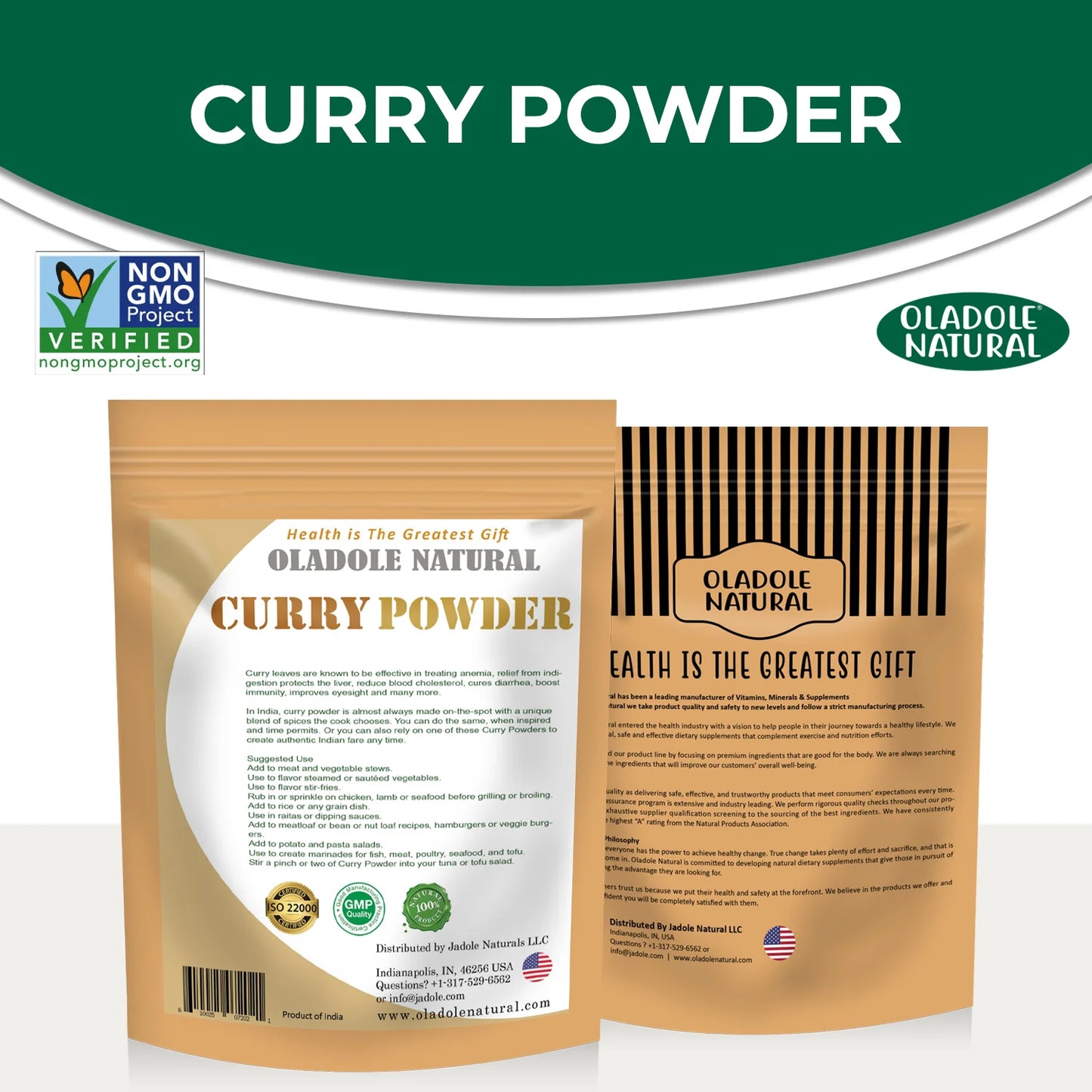 Oladole Natural Natural Curry Leaves Powder 100g
