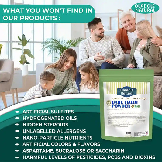 Oladole Natural Daru Haldi Powder 100 g