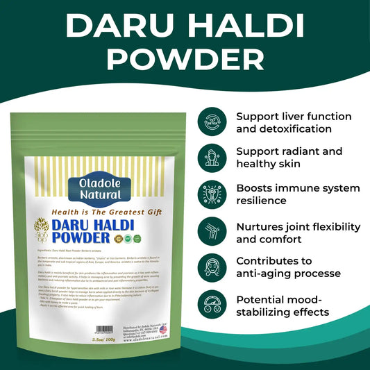 Oladole Natural Daru Haldi Powder 100 g