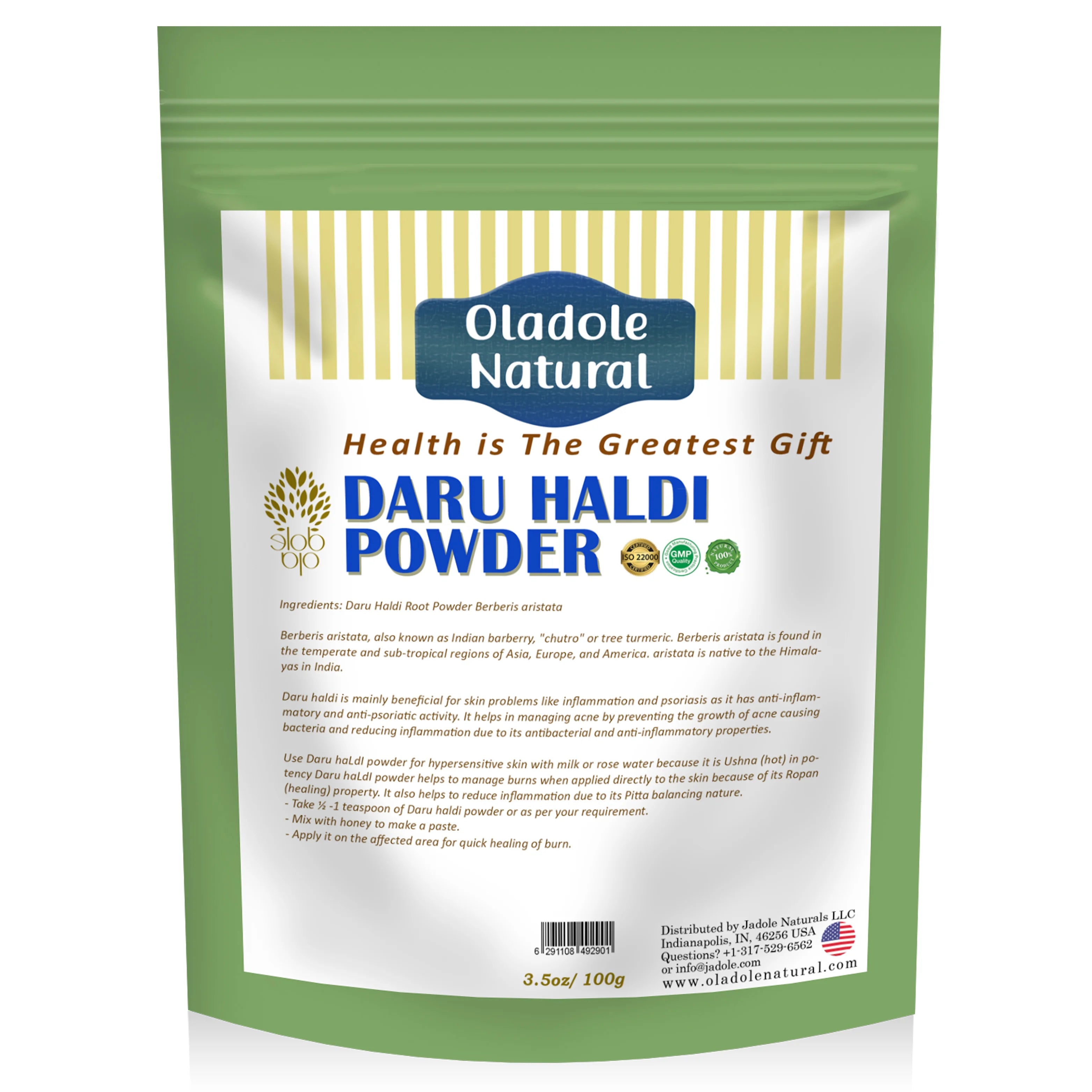 Oladole Natural Daru Haldi Powder 
