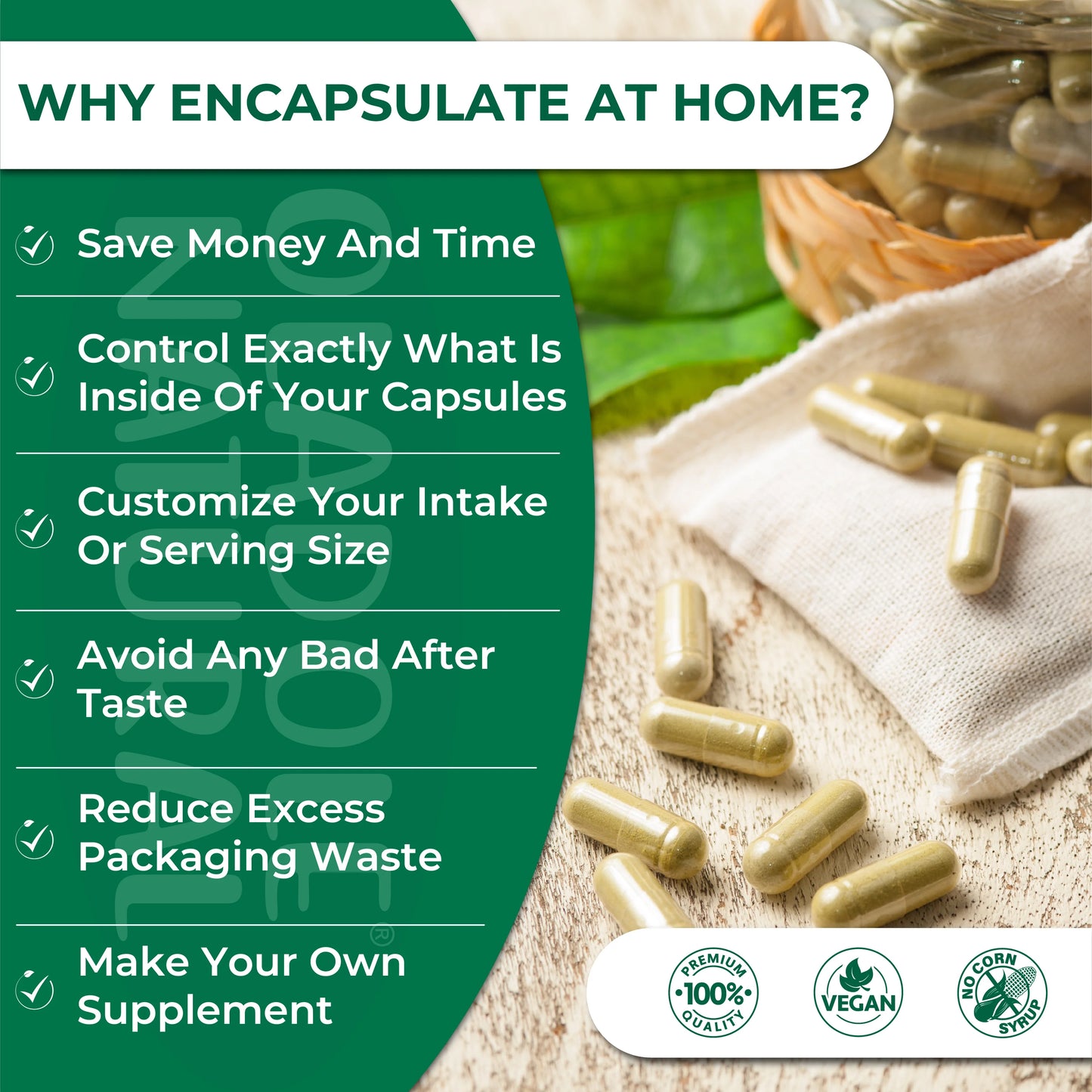  Oladole Natural empty capsules Key Benefits 