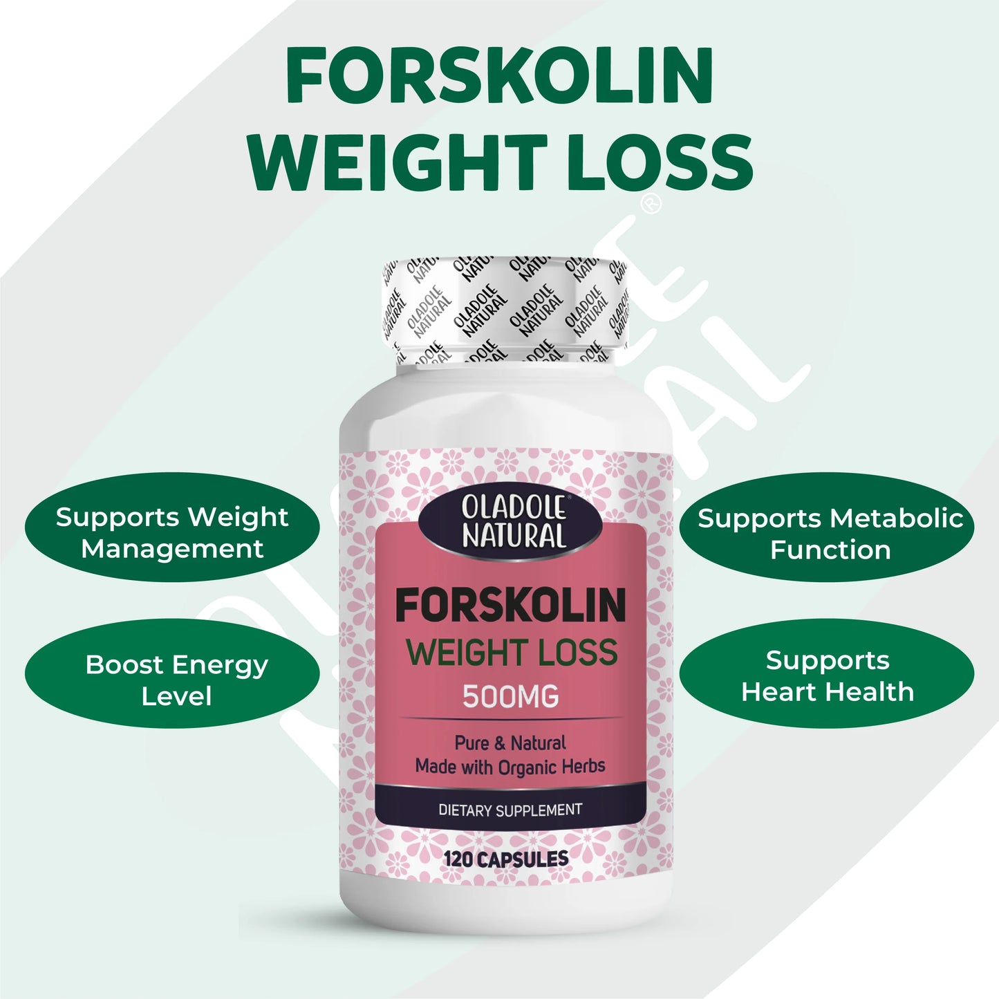Oladole Natural Forskolin Weight Loss Key Benefits