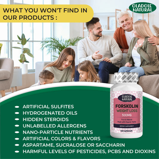 Oladole Natural Forskolin Weight Loss Our Product Features