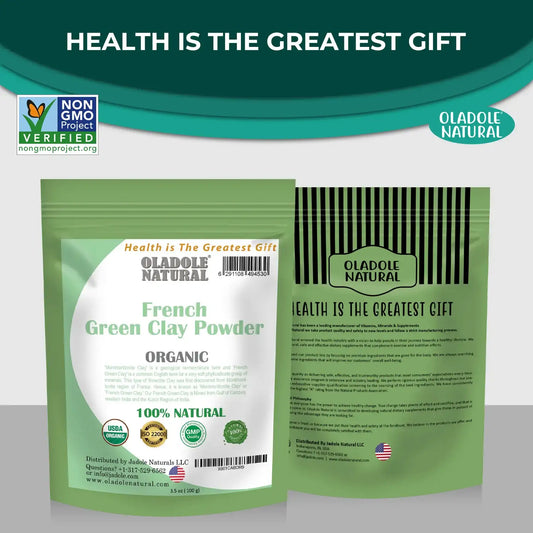 Oladole Natural French Green Clay Powder 100g
