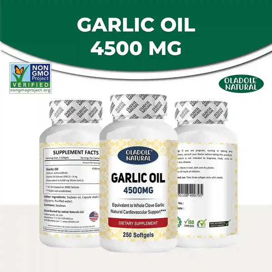 Oladole Natural Garlic Extract 1000 Mg 120 Capsules
