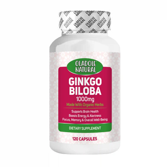 Oladole Natural Ginkgo Biloba 1000mg 120 Capsules