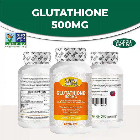Oladole Natural Glutathione- 500mg (60 Tablets)