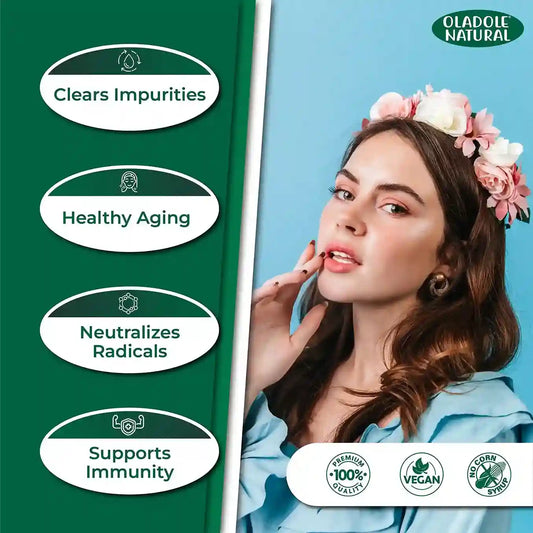 Oladole Natural Glutathione- 500mg (60 Tablets)