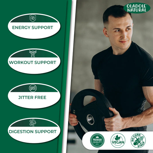 Oladole Natural Green Coffee Bean 1000mg, 120 Capsules