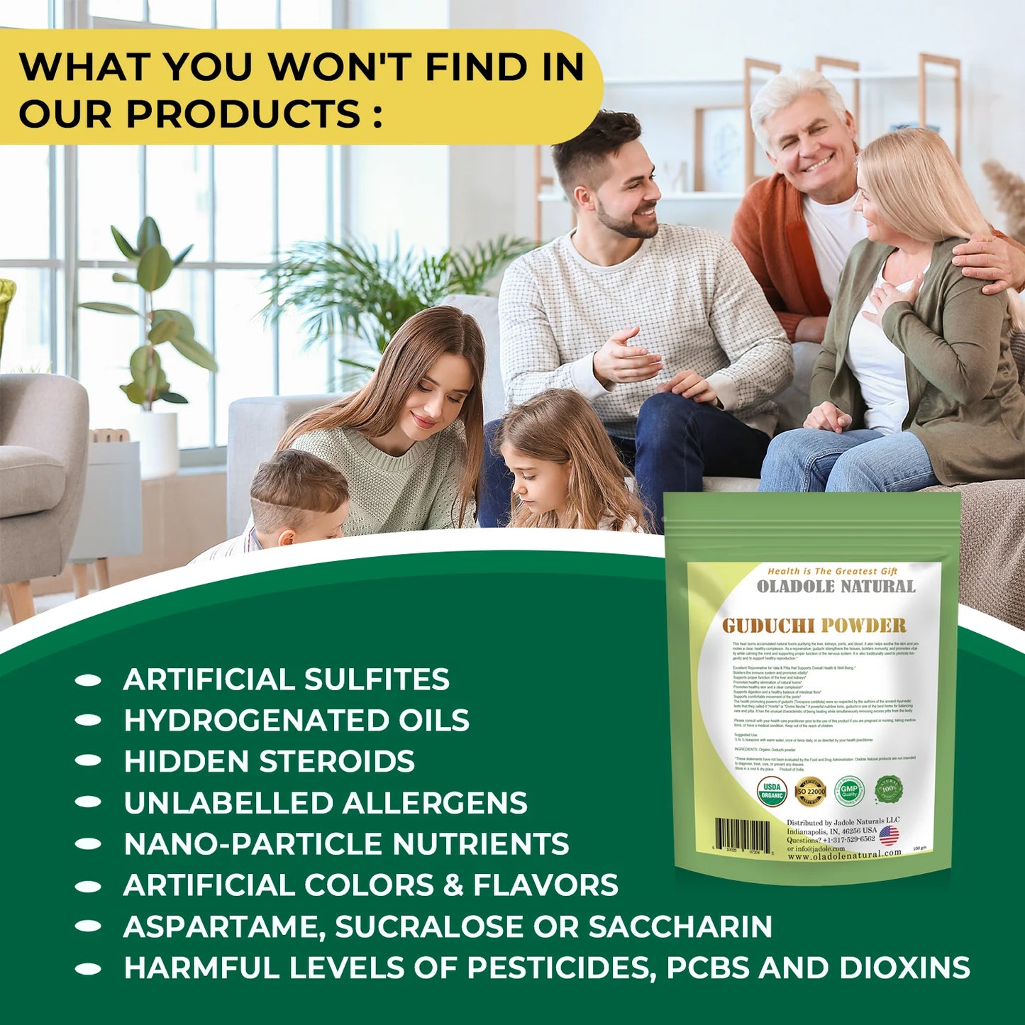 Oladole Natural Guduchi Powder 100g