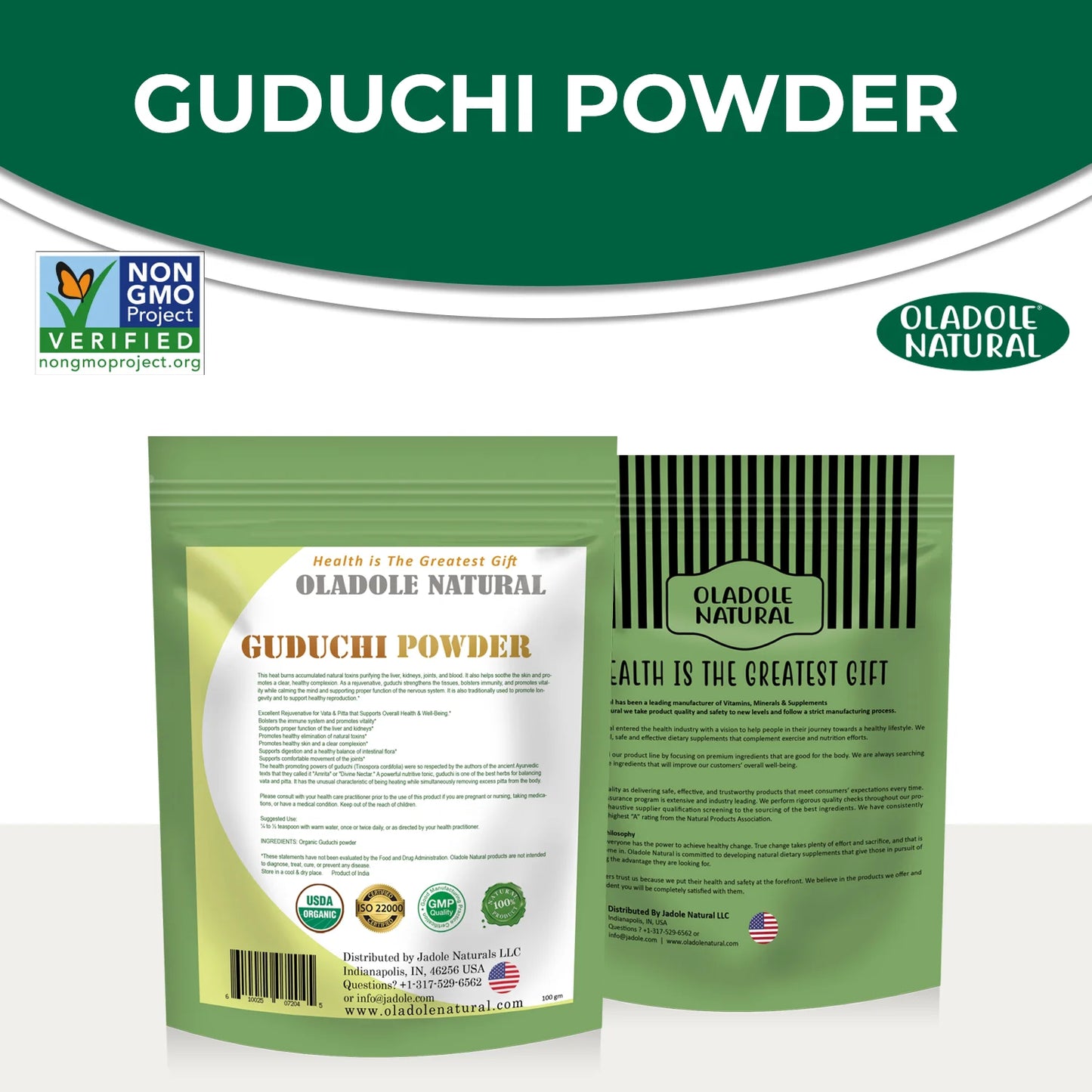 Oladole Natural Guduchi Powder 100g