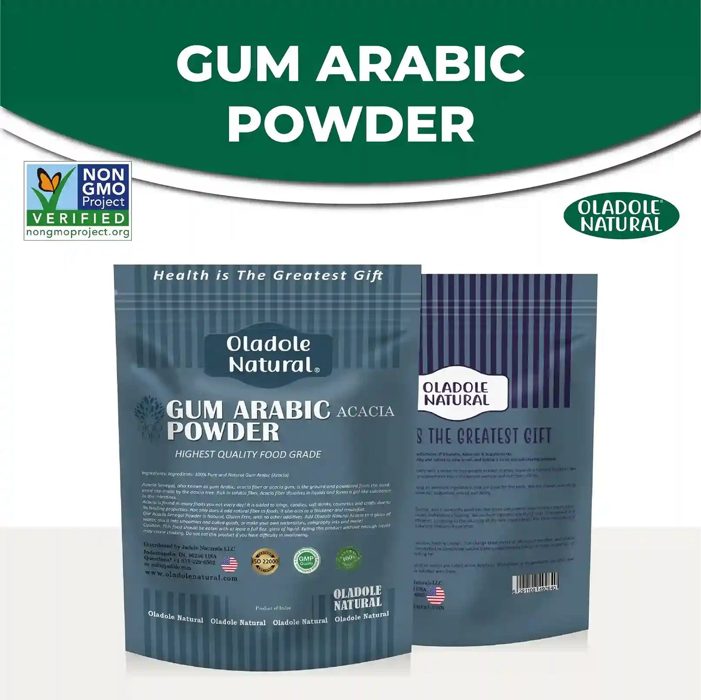 Oladole Natural Gum Arabic (Acacia) Powder - 100g