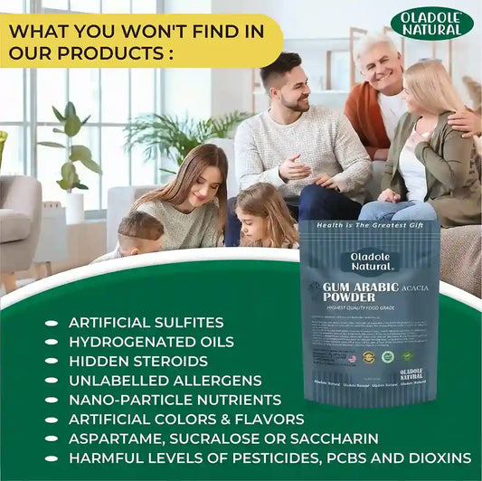 Oladole Natural Gum Arabic (Acacia) Powder - 100g