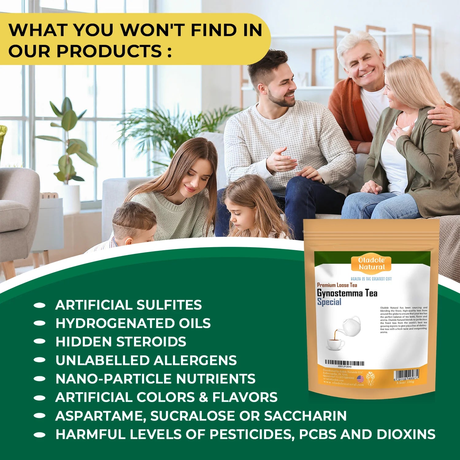  Oladole Natural Gynostemma Tea Special Our Product Features