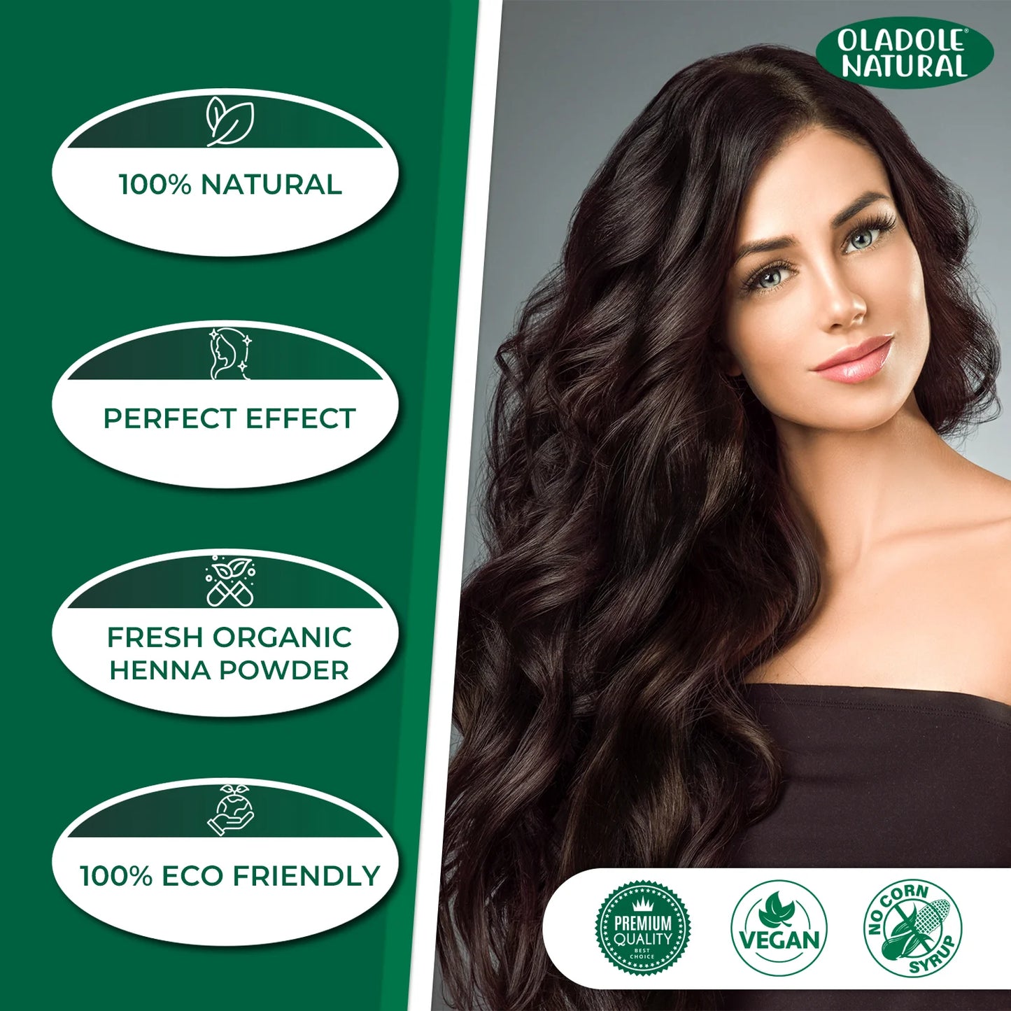 Oladole Natural Neutral Henna Powder  Key Benefits 