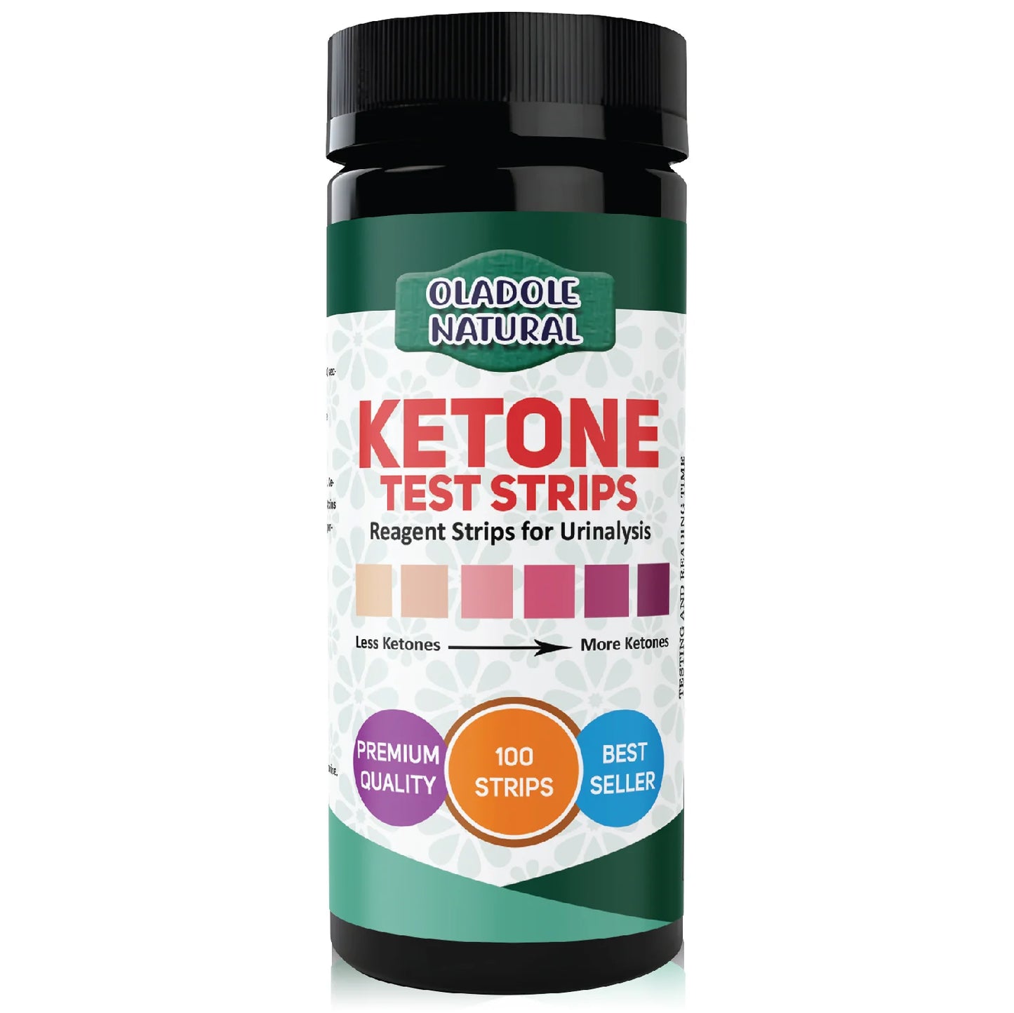 Oladole Natural Ketone Keto Strips - 100 Strips