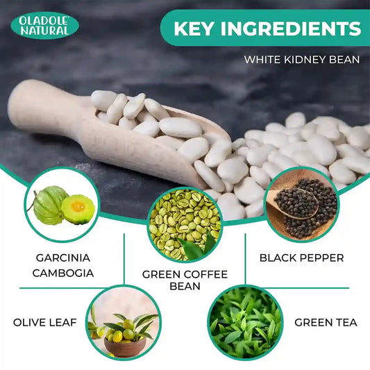 Oladole Natural White Kidney Bean 9050mg - 90 Capsules