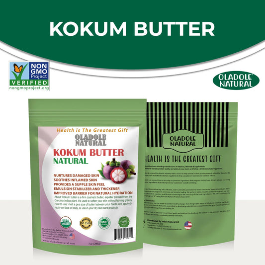 Oladole Natural Raw Kokum Butter 200g