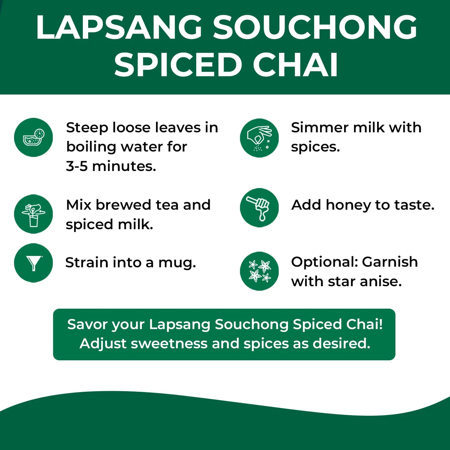 Oladote Natural Lapsang Souchong tea Key Benefits 