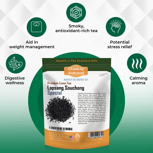 Oladote Natural Lapsang Souchong tea  Benefits 