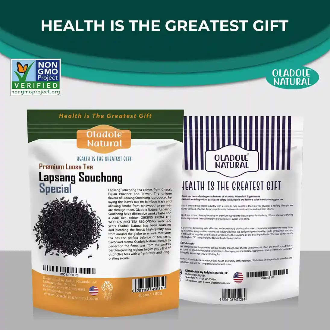 Oladole Natural Lapsang Souchong Black Loose Tea 100g
