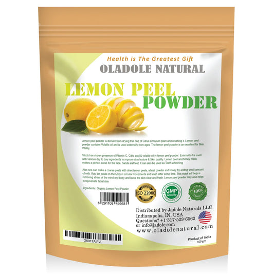 Oladole Natural Lemon Peel Powder 100g