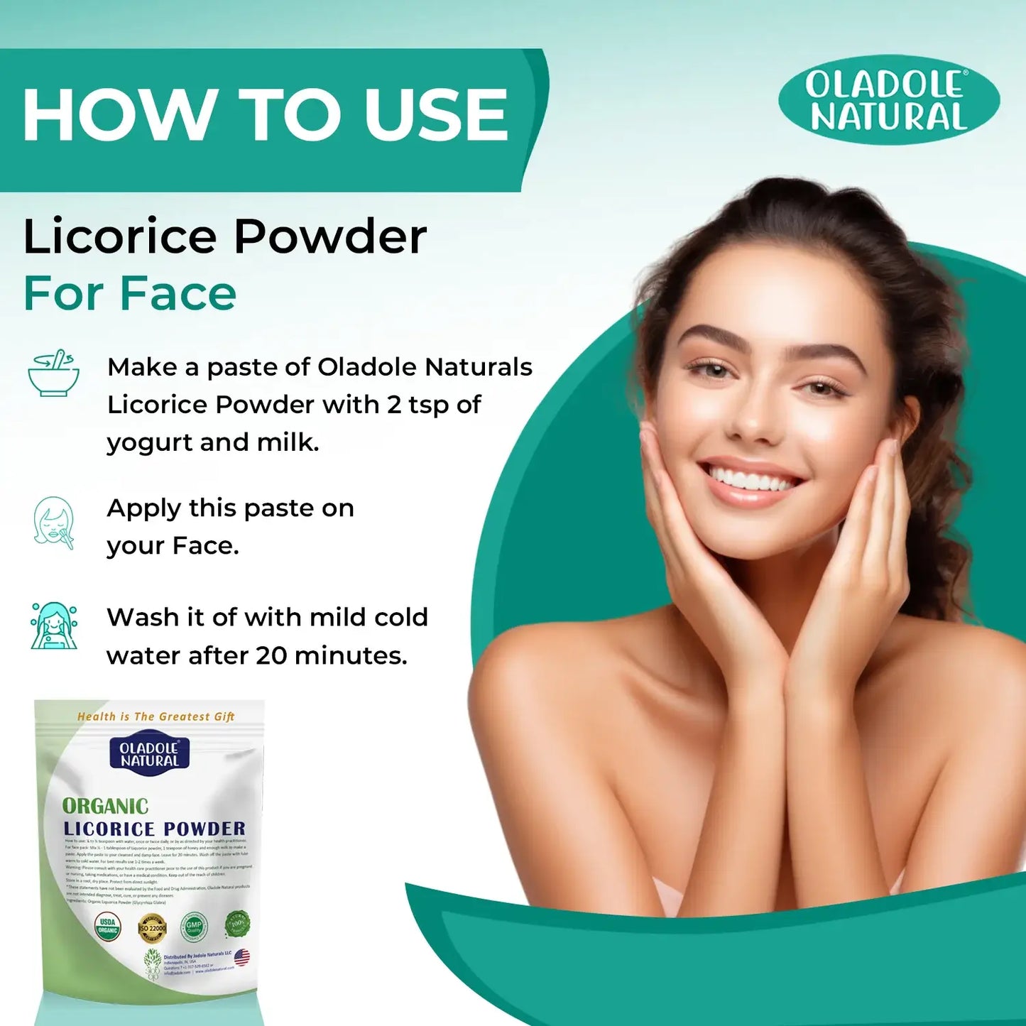 Oladole Natural Licorice Root Powder