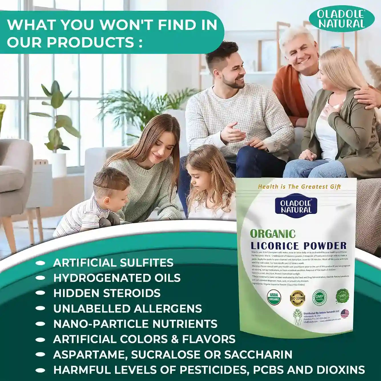 Oladole Natural Licorice Root Powder