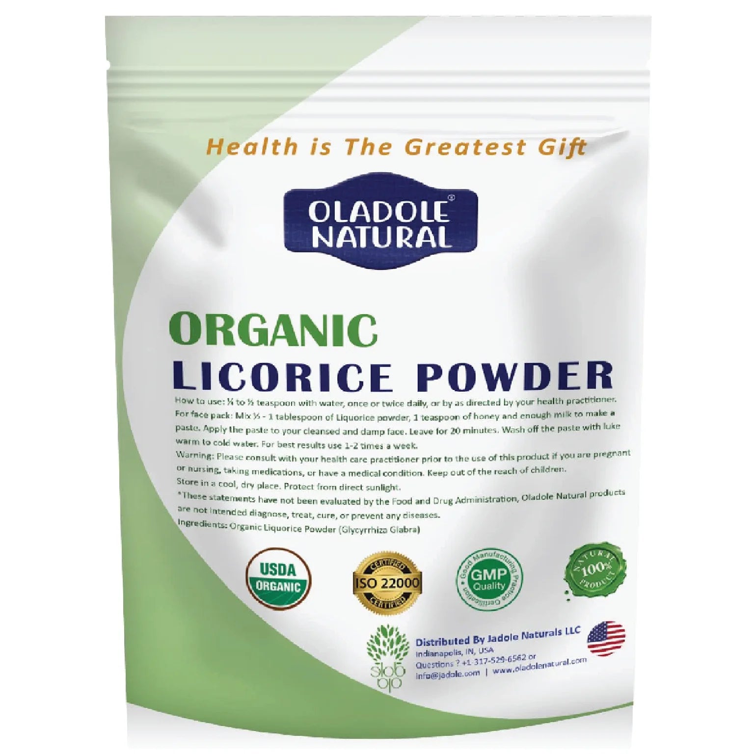 Oladole Natural Organic Licorice Powder 